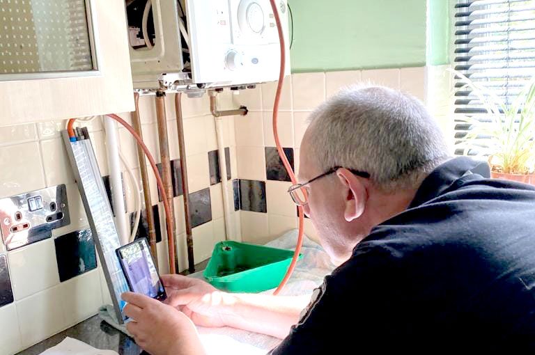 Brett Carey Setting Up Remote Boiler App